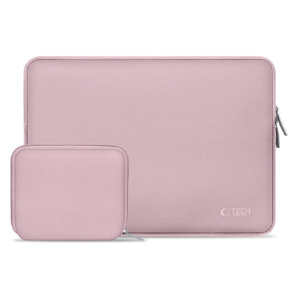 Tech-Protect Neoslim sleeve bag for a 15-16" laptop + accessory case - pink