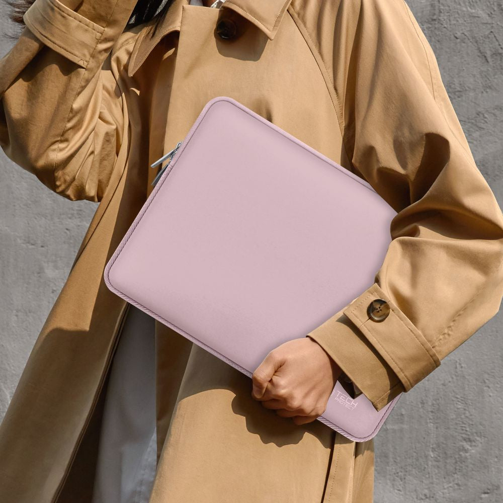 Tech-Protect Neoslim sleeve bag for a 15-16" laptop + accessory case - pink – image 9