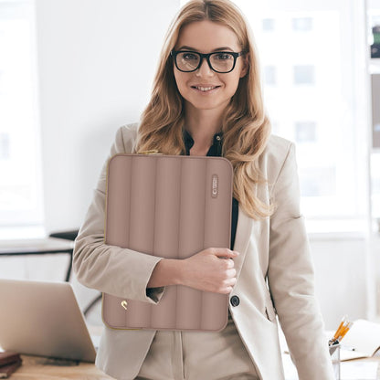 Tech-Protect Puffy bag for a 13-14" laptop + accessory case - brown – image 7