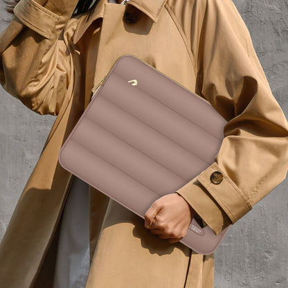 Tech-Protect Puffy bag for a 13-14" laptop + accessory case - brown – image 8