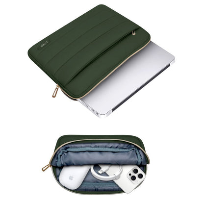Tech-Protect Puffy bag for a 15-16" laptop + accessory case - olive – image 5