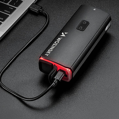 WOZINSKY Front bicycle light with USB-C cable 3000 lm - black – image 7
