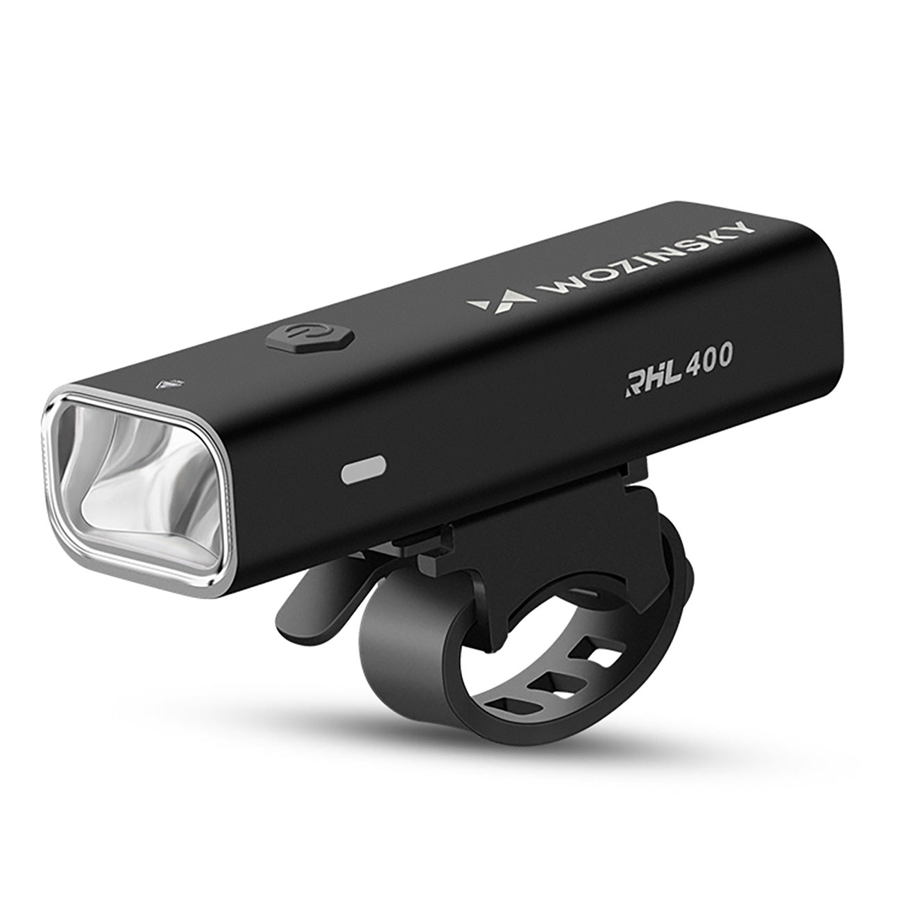 WOZINSKY Set of rechargeable bicycle lights front and rear 400 lm - black – image 2