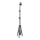 WOZINSKY Strong tripod tripod made of carbon steel 1.7m - black