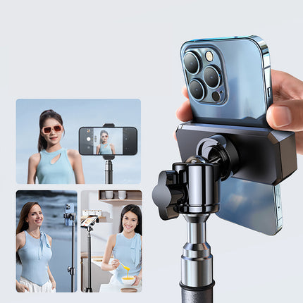 WOZINSKY Strong tripod tripod made of carbon steel 1.7m - black – image 4