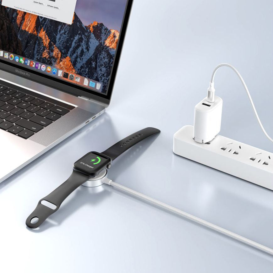 Tech-Protect Inductive charger for Apple Watch USB-A 3W 1m - white – image 3