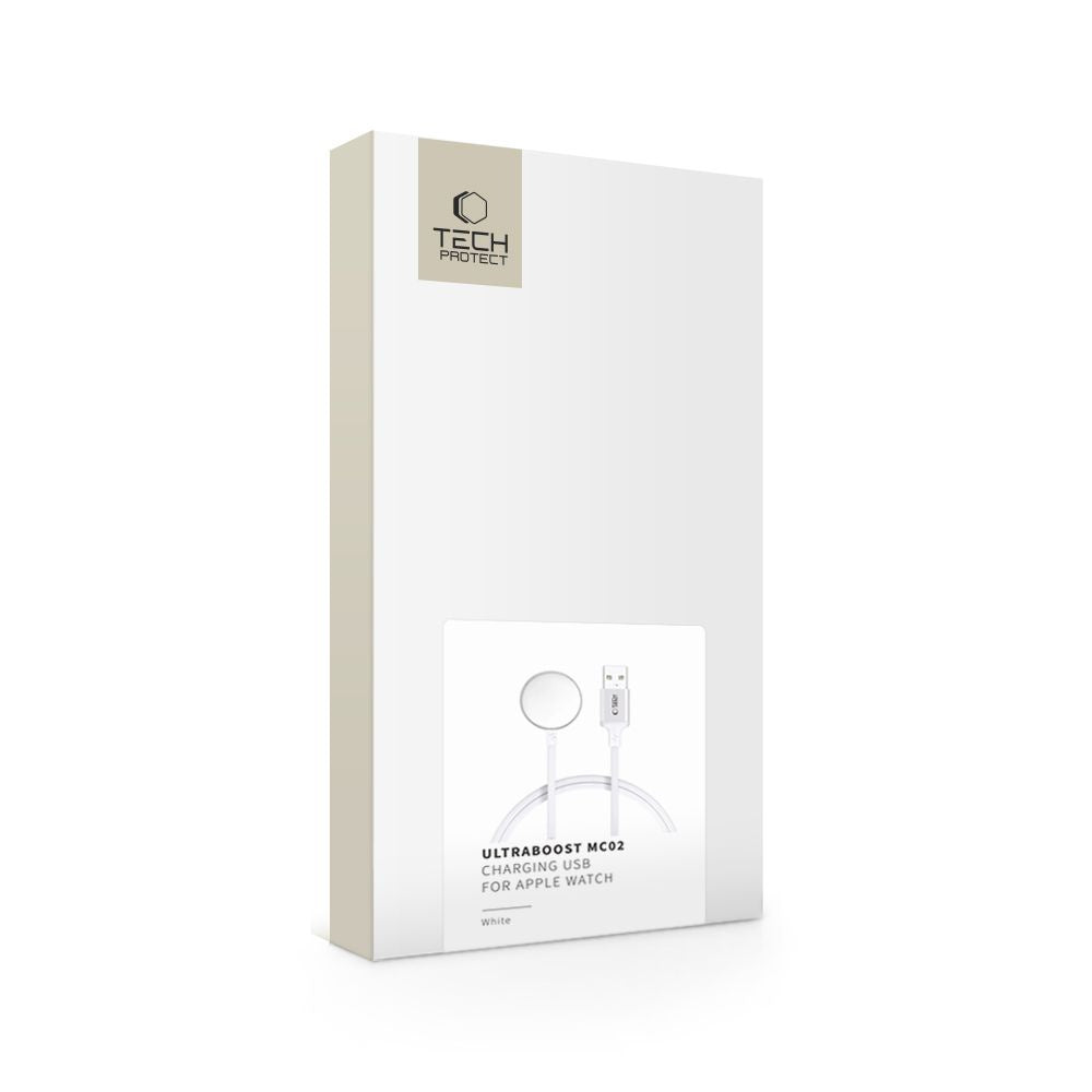 Tech-Protect Inductive charger for Apple Watch USB-A 3W 1m - white – image 5