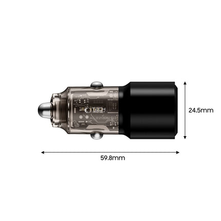 Tech-Protect 2x USB-C PD 100W car charger - black – image 3