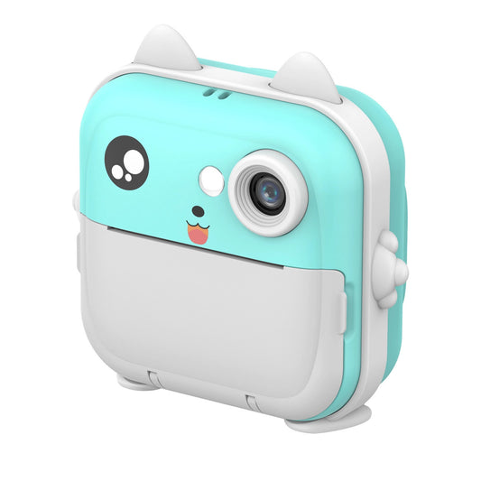 WOZINSKY WDT-02 mini thermal printer with camera for children - blue