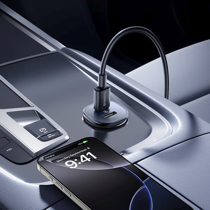 BASEUS 2 x USB-C 30W car charger - black – image 9