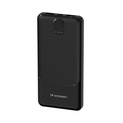 WOZINSKY Powerbank Wpower WPBBK-2 10000mAh USB-A USB-C - black