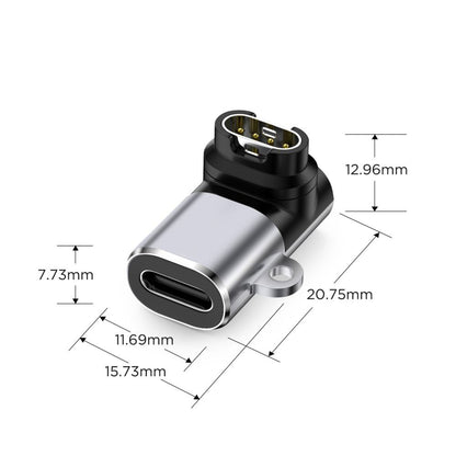 Tech-Protect Angle USB-C adapter for Garmin watch - gray – image 4