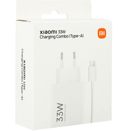 XIAOMI USB-A 33W wall charger with USB-C cable - white – image 9