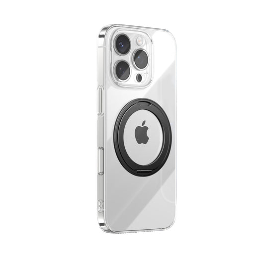 JOYROOM Case cover with 360 ring-stand for iPhone 16 Pro MagSafe - black