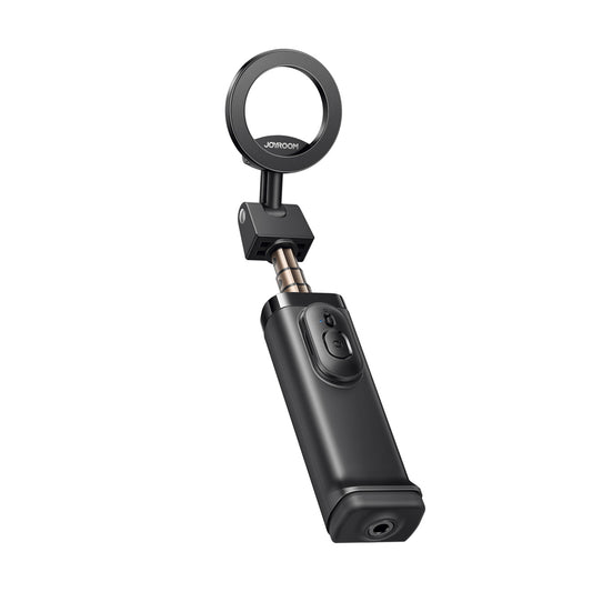 JOYROOM Selfie stick photo stick with MagSafe Bluetooth remote control holder - black