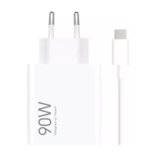 XIAOMI Xiaomi HyperCharge Combo USB-A 6.1A 90W wall charger with USB-C cable - white