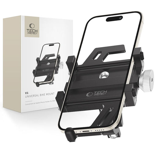 Tech-Protect Universal bicycle phone holder for handlebar V1 - black