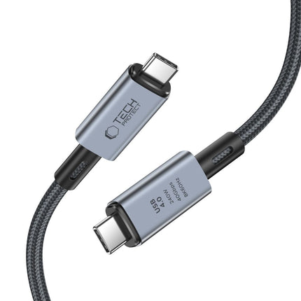 Tech-Protect USB-C PD cable 240W 8K 40Gbps 2m - gray – image 3