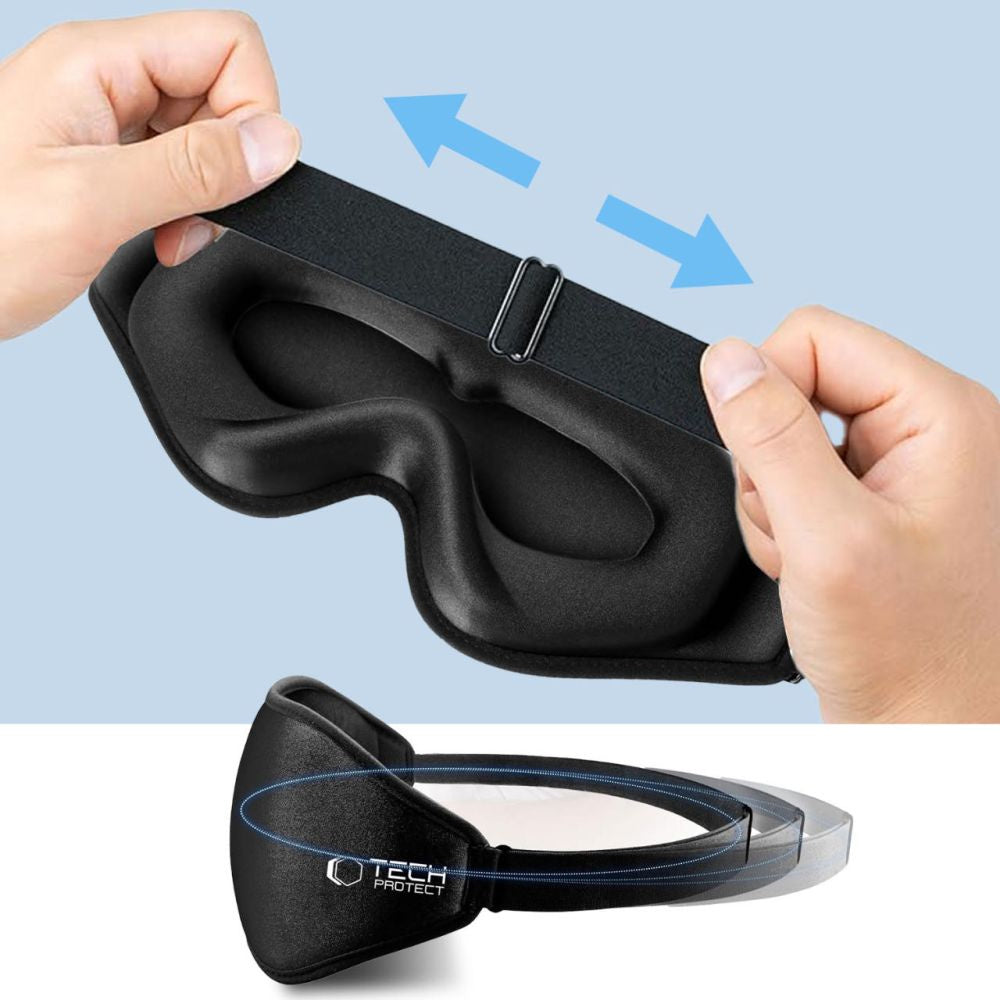 Tech-Protect Eyeshade Sleep Mask - black – image 7