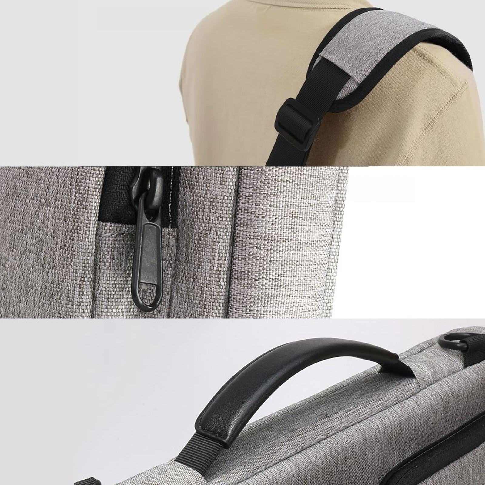 Tech-Protect Defender Bag case for a 15-16" laptop - gray – image 7