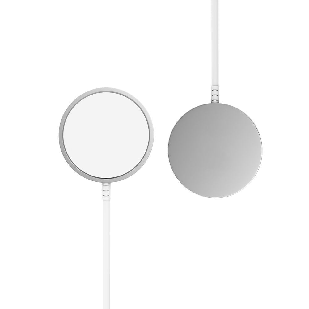 Tech-Protect QI15W-A44 MagSafe magnetic wireless smartphone charger - white – image 3