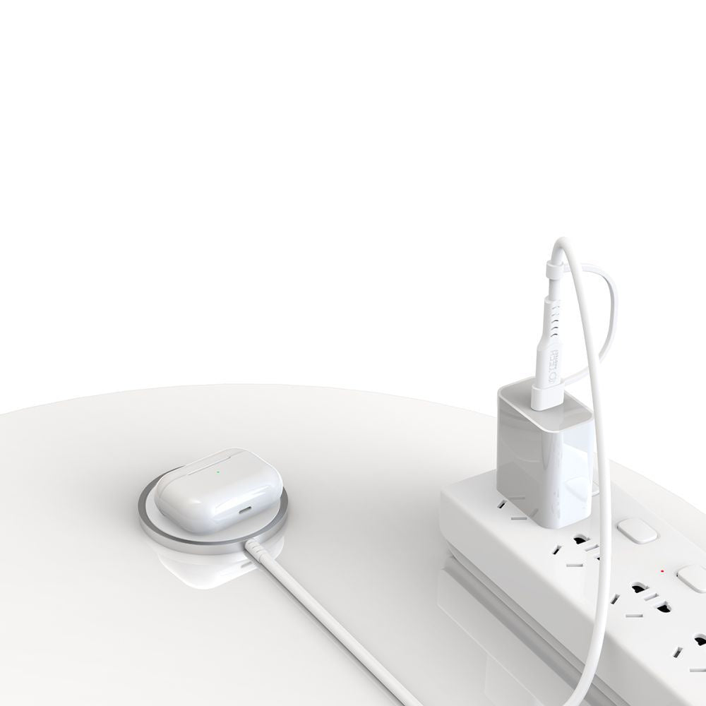 Tech-Protect QI15W-A44 MagSafe magnetic wireless smartphone charger - white – image 6