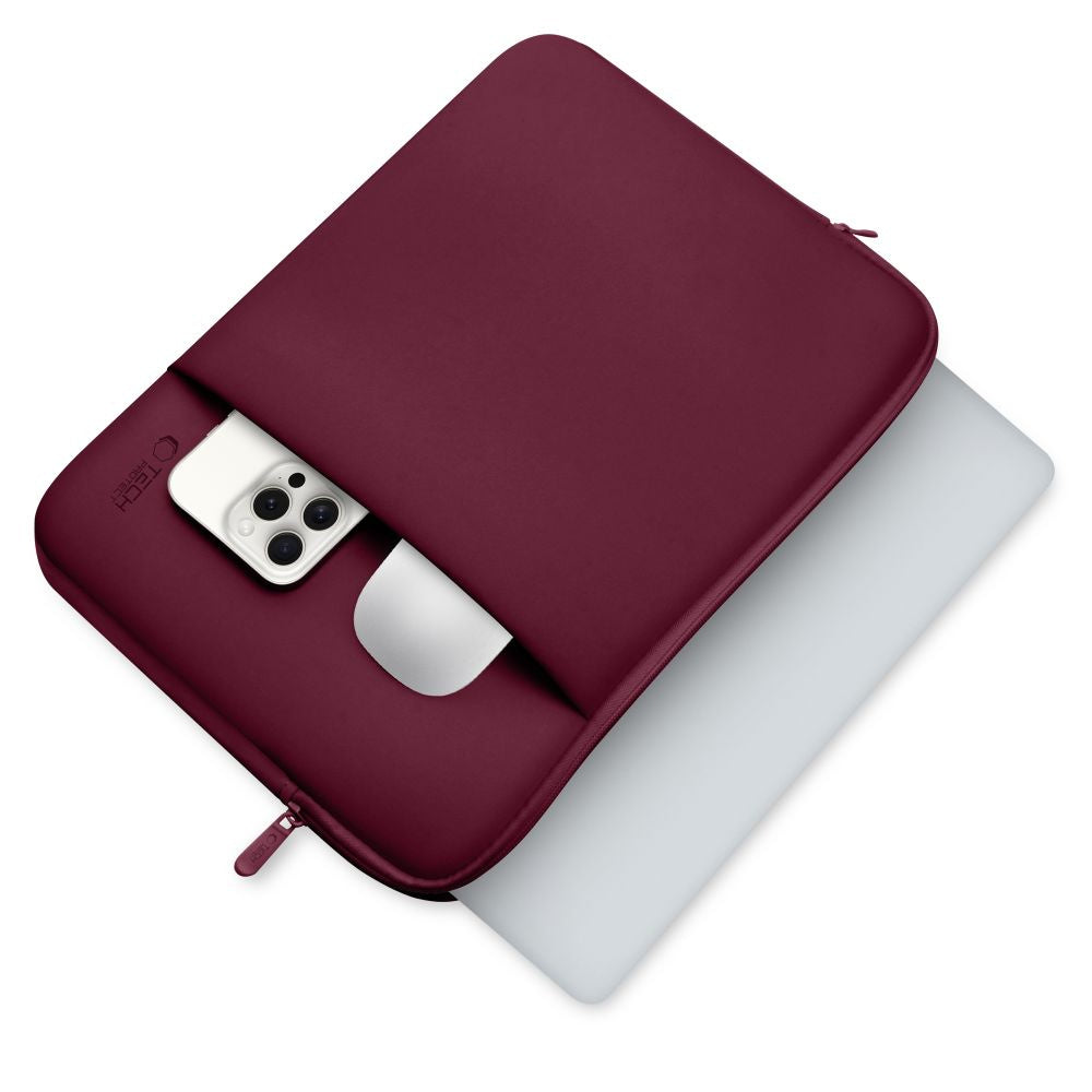 Tech-Protect Neoprene protective case for a 14" laptop - burgundy – image 5