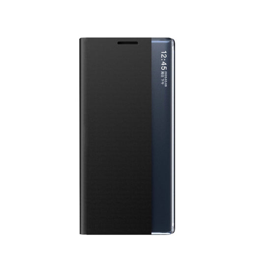 HURTEL Case cover for Samsung Galaxy S25 Edge with flap and New Sleep Case stand - black