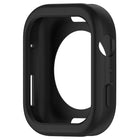 HURTEL Case for Apple Watch Series 4/5/6/SE 44 mm Silicone Watch Case - black