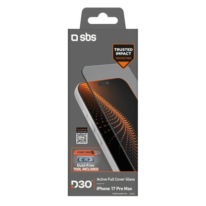 SBS Protective glass with an applicator for iPhone 17 Pro Max with D3O technology – image 2