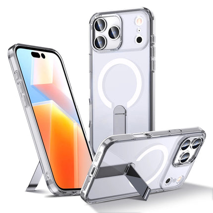 HURTEL Protective case for Samsung Galaxy S25 FE with Hybrid Armor X MagSafe stand - transparent