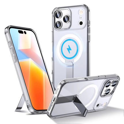 HURTEL Protective case for Samsung Galaxy S25 FE with Hybrid Armor X MagSafe stand - transparent – image 2
