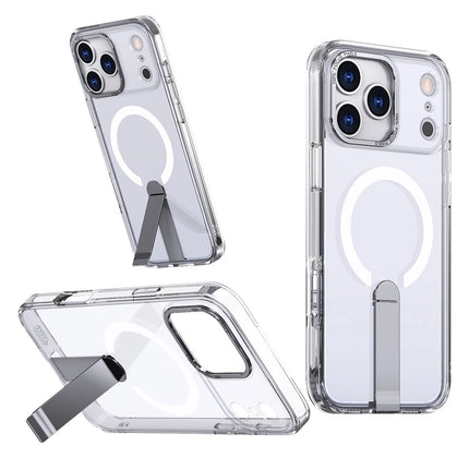 HURTEL Protective case for Samsung Galaxy S25 FE with Hybrid Armor X MagSafe stand - transparent – image 3