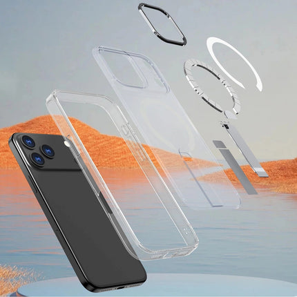 HURTEL Protective case for Samsung Galaxy S25 FE with Hybrid Armor X MagSafe stand - transparent – image 7