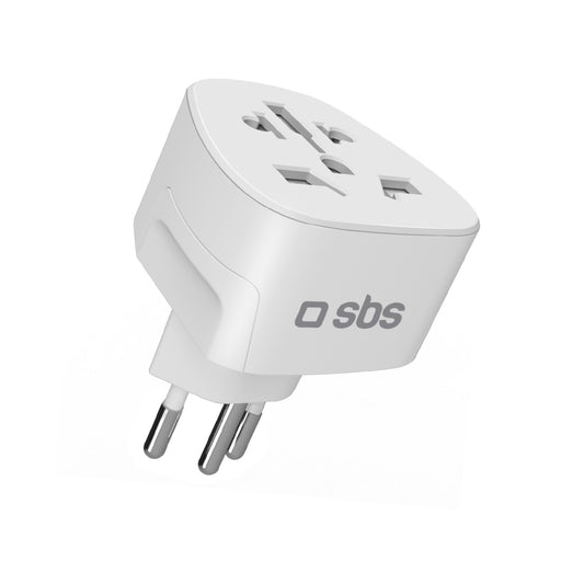 SBS CH Switzerland travel network adapter - white