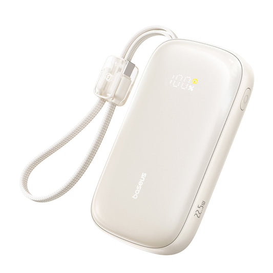 BASEUS Powerbank 20000mAh 22.5W with display cable EnerFill FC21 Qpow 3 Ultra - beige