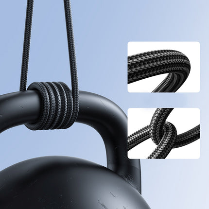 WOZINSKY Braided cable USB-A - USB-C 2.4A 1m black – image 30