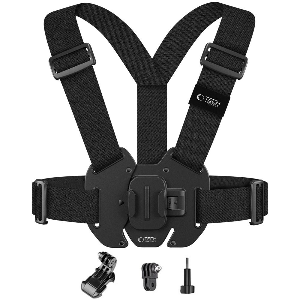 Tech-Protect Chest harness for GoPro DJI sports camera - black