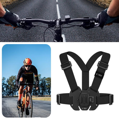 Tech-Protect Chest harness for GoPro DJI sports camera - black – image 3
