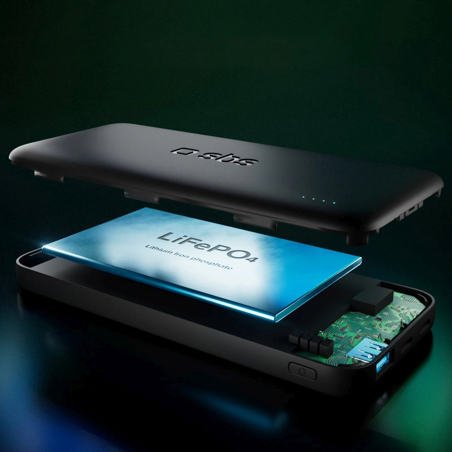 SBS Powerbank 20000mAh 10W USB-A USB-C Infinity LiFePo4 - black – image 12
