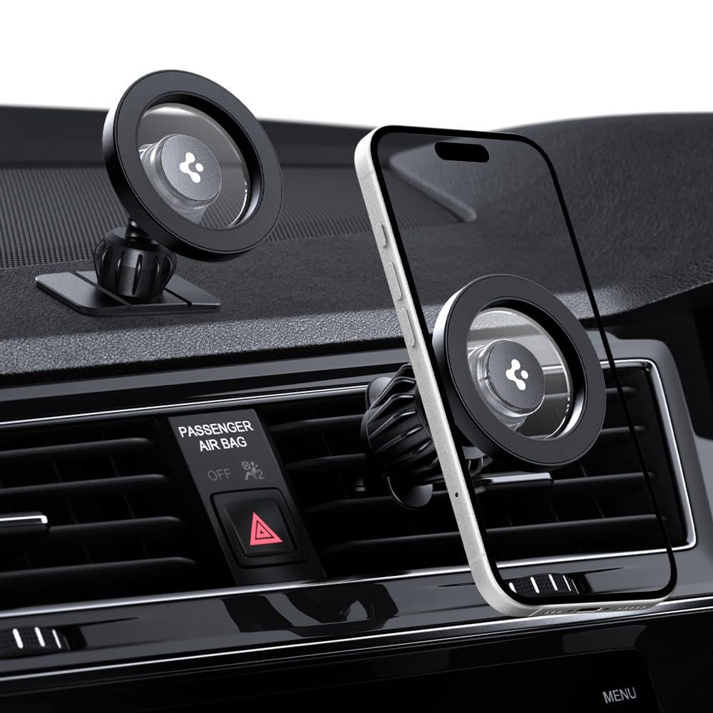 SPIGEN MagSafe MFT13 grille car phone holder for the cockpit - black – image 5