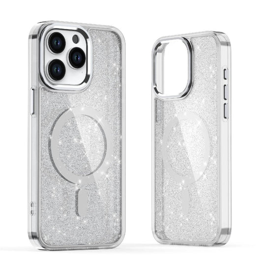 HURTEL Glitter case for iPhone 17 Pro Max MagSafe Glitter Case - translucent