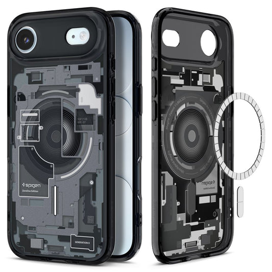 SPIGEN Case for iPhone 17 Air MagSafe Ultra Hybrid Zero One - black