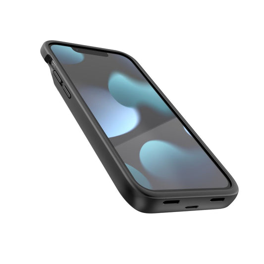 Tech-Protect Case for iPhone 12 mini / 13 mini with 4700mAh PowerCase power bank - black