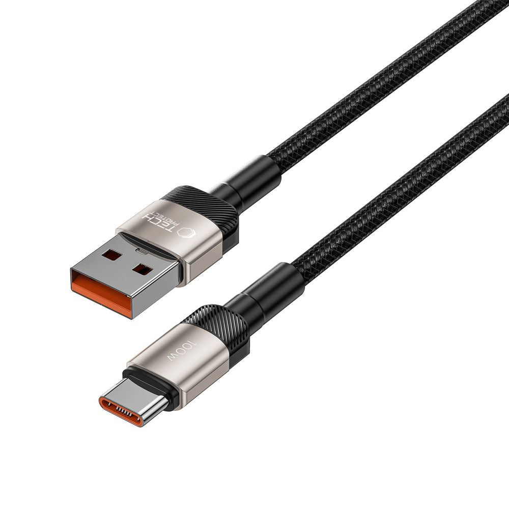 Tech-Protect USB-C - USB-A UltraBoost Evo cable 100W 5A 2m - titanium – image 2