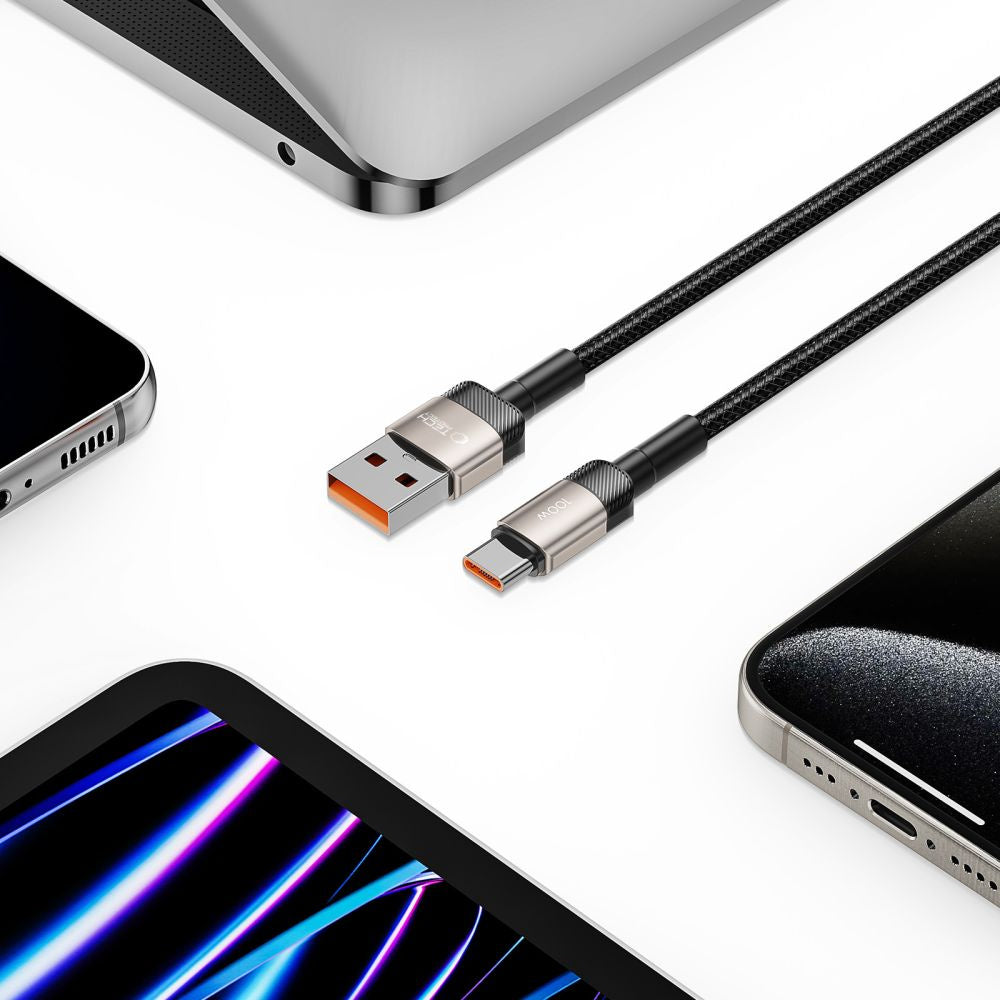 Tech-Protect USB-C - USB-A UltraBoost Evo cable 100W 5A 2m - titanium – image 5