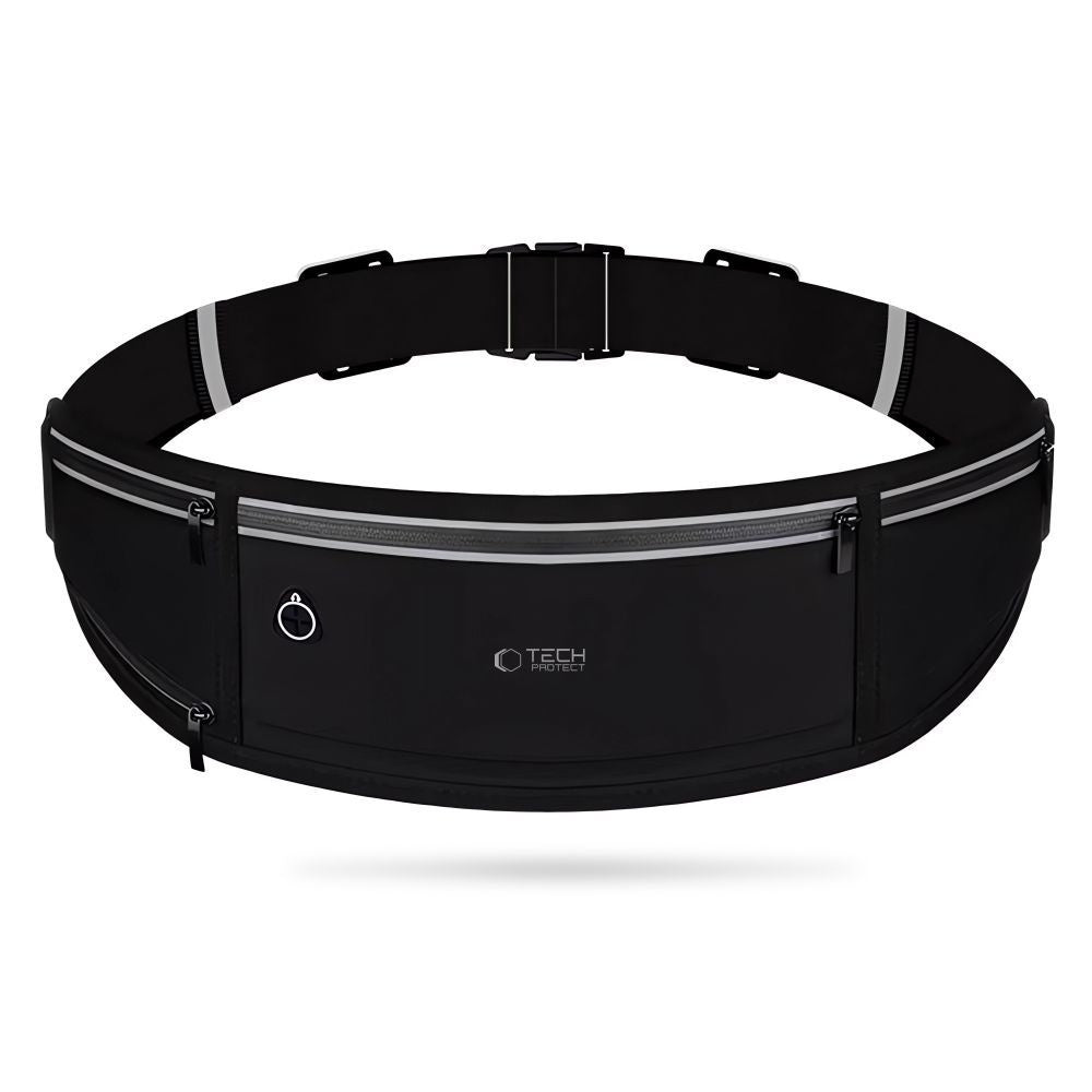 Tech-Protect Waterproof sports waist bag for running - black