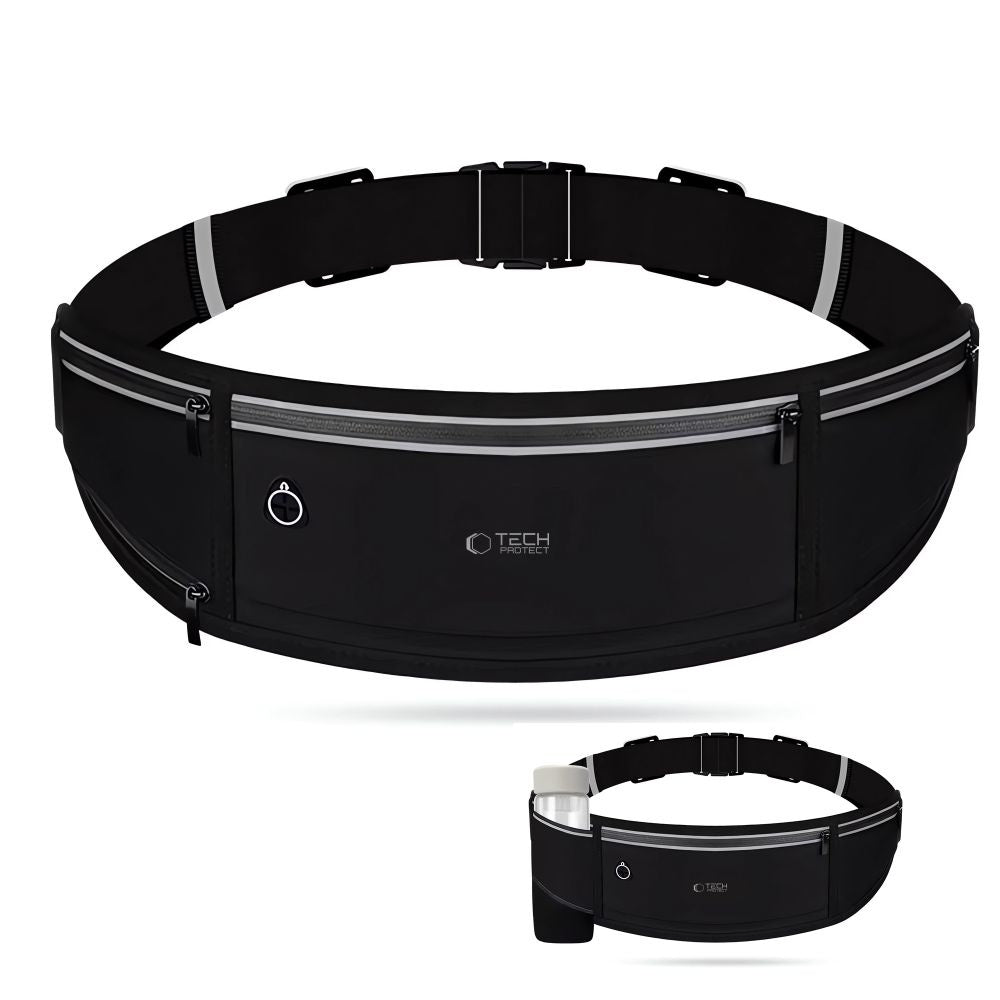 Tech-Protect Waterproof sports waist bag for running - black – image 2