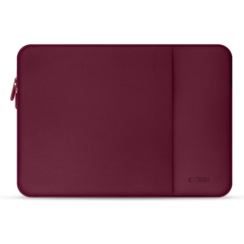 Tech-Protect Neoprene sleeve bag for a 15-16" laptop - burgundy
