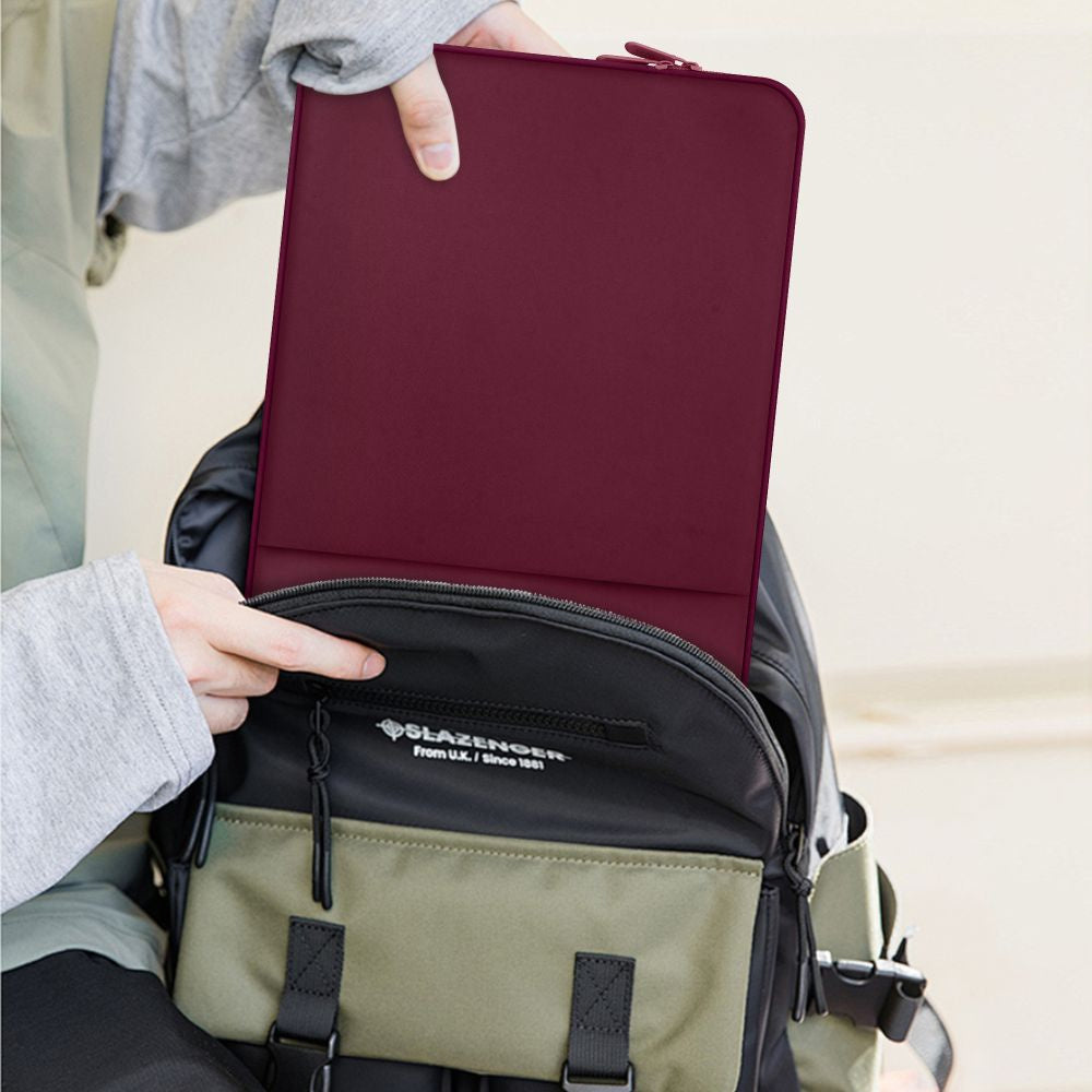 Tech-Protect Neoprene sleeve bag for a 15-16" laptop - burgundy – image 8